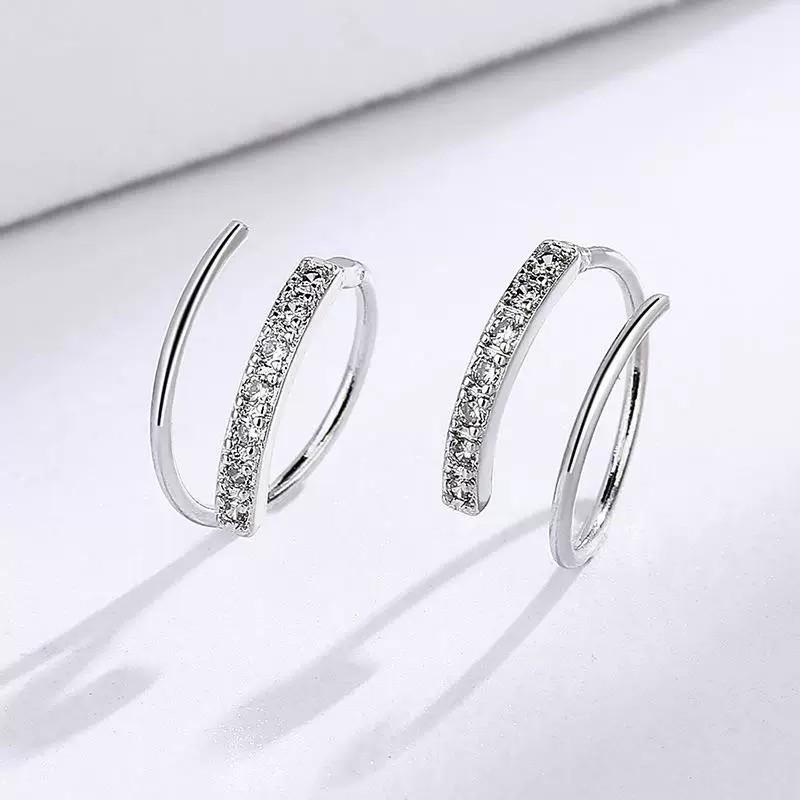 Серьги Beixi S925 из стерлингового серебра, элегантные, французский нишевый дизайн, для женщин