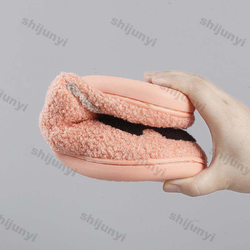 Женские хлопковые тапочки с рисунком тыквы на Хэллоуин, теплые зимние хлопковые тапочки для пар, мягкие, удобные, нескользящие домашние тапочки