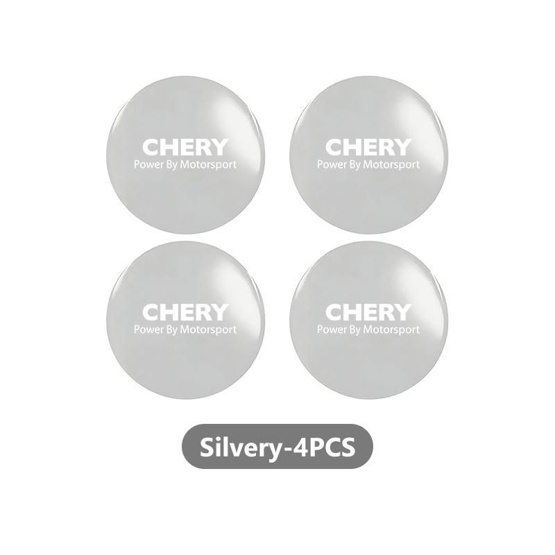 56mm 4pcs Car Wheel Center Hub Cap Badge Logo Sticker For Chery Fulwin QQ Tiggo Amulet Elara T11 A1 A3 A5 IQ Arrizo 2 7 Pro z2