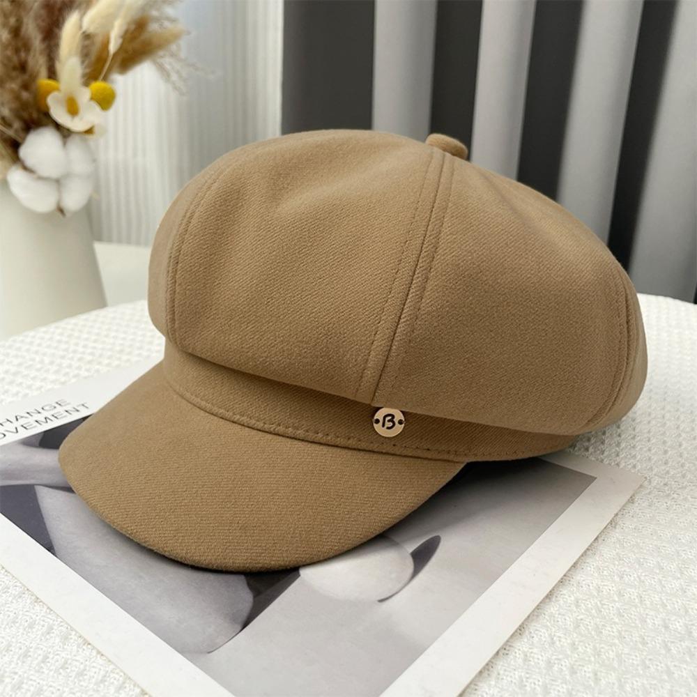 Korean Style Cloud Berets Vintage Newsboy Fashion Octagonal Cap for Women Girls