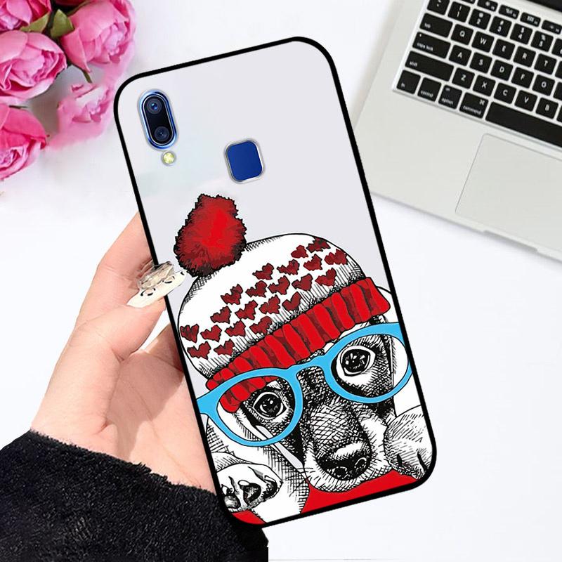 Чехол для Vivo V11 V11 Pro Ударопрочный Мягкий Силикон ТПУ Чехол для Телефона Для VIVO X21s Capa V11i Fundas Цветная Печать Модный Мультяшный