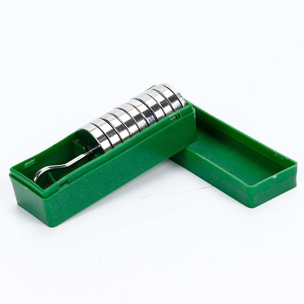 Total 100g Metal Slotted Weights 10g Each with Hanger and Case Lab Slotted Mass Set Laboratory