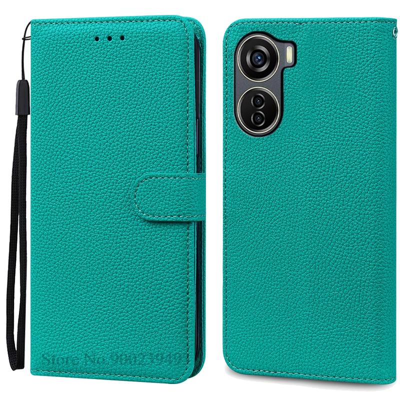 Для ZTE Blade V40 Design Чехол Кошелек Кожаный Чехол-книжка Для ZTE Blade V40 Design Чехол Подставка Книжка Чехол Coque Fundas