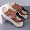 Модные удобные повседневные сандалии на толстой подошве, летняя уличная обувь с мягкой подошвой, противоскользящие водонепроницаемые пляжные туфли, модные дышащие спортивные тапочки