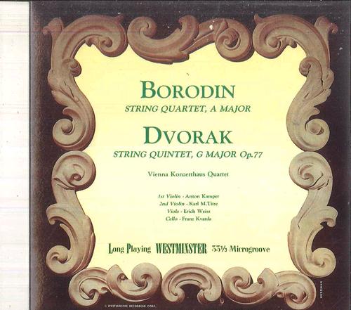 CD ВЕНА КВАРТЕТ КОНЦЕРТХАУЗА ЙОЗЕФ Струнный квартет №1 ля мажор Бородина CD21 WESTMINSTER Южная Корея Классика Б/у