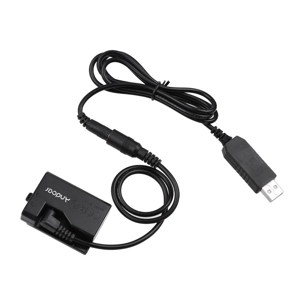 ACK-E10 USB-адаптер-заглушка аккумулятора постоянного тока 5 В (замена LP-E10), совместимый с