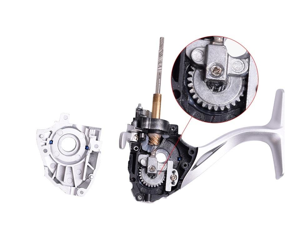 Рыболовная катушка серии 2000-7000 5.2:1 металлическая проволочная чашка, устойчивая к коррозии, складная коромысло, сменное вращающееся колесо справа налево, рыболовные снасти