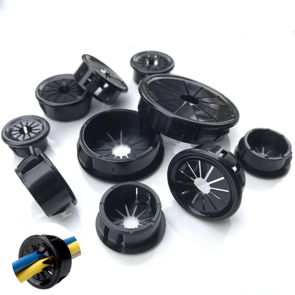 Line Organizer Cable Clamp Computer Grommet Desk Table Cable Fastener Wire Hole Cover Line Box