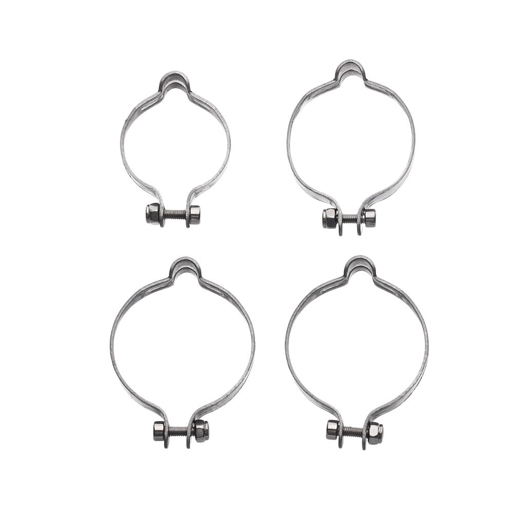 4 Sizes Stainless Steel Bike Parts Pipe Buckle Cable Clip Wire Fixed Ring Brake Line Clamp