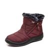 Plus Size Winter Warm Women's Snow Boots Women's Side Zipper Waterproof Cotton Boots Women's Shoes
