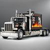 1/24 Peterbilt 389 Седельные тягачи Грузовик Сплав Американский Мускул Грузовик Модель Игрушка Литой Металл Звук и Свет Машина Игрушка для Детей Транспортное средство