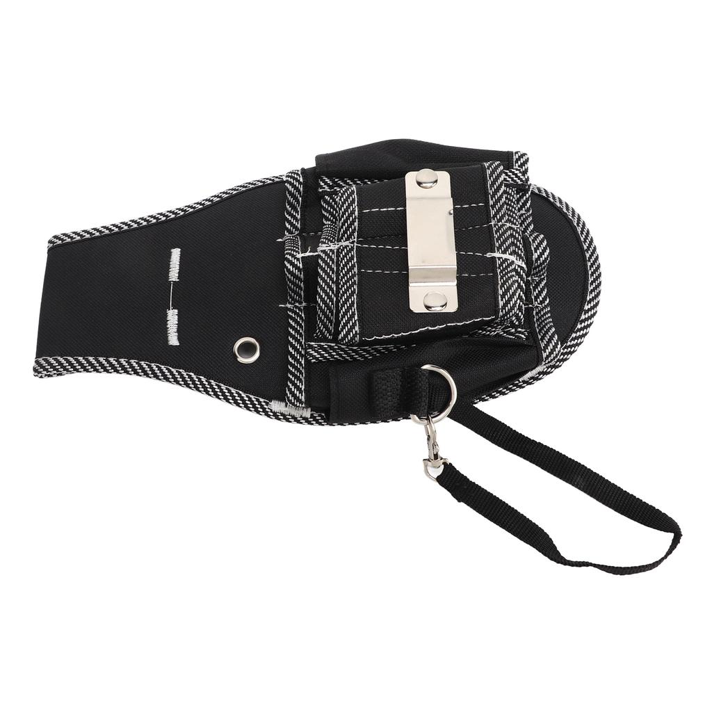 Деревообрабатывающий пояс для инструментов Ткань Оксфорд Поясная сумка для инструментов электрика Подвесная поясная сумка для инструментов Скобяные инструменты Поясная сумка Маленькая Черная