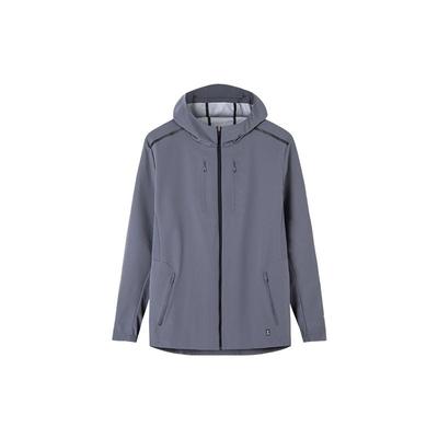 Running Collection Breathable Windbreaker Jacket Men's Gray 152215602-3