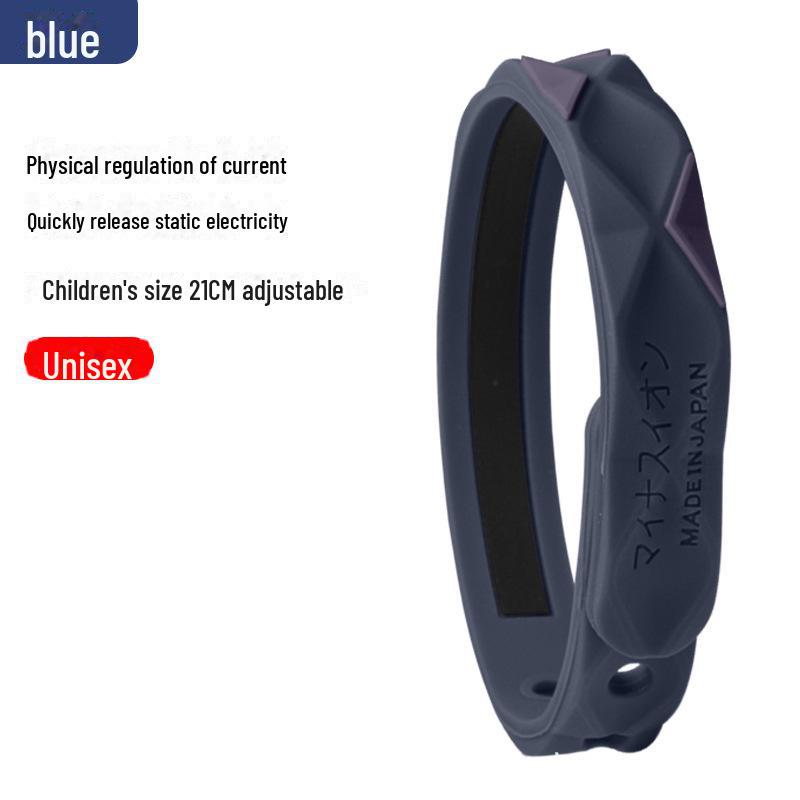 Мужской беспроводной антистатический силиконовый браслет для устранения статического электричества