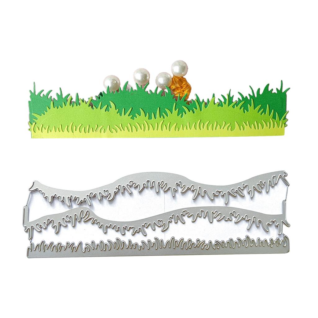 Металлические вырубные штампы «Травяная рамка» Скрапбукинг Трафарет Вырубки Тиснение Открыток DIY Шаблон для Фотоальбома Форма Украшение