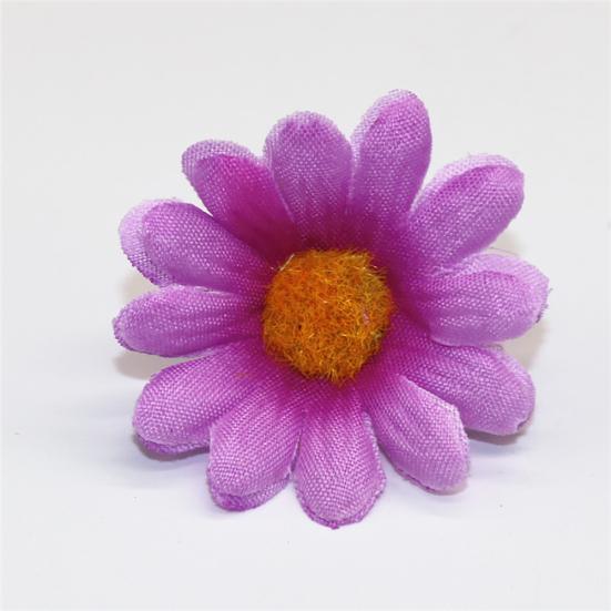 100 шт. искусственный цветок поддельные шелковые головки подсолнуха свадебный цветочный декор «сделай сам»