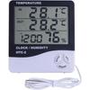 AC05417-Station météo Thermomètre digital intérieur avec sonde extérieur Hygromètre