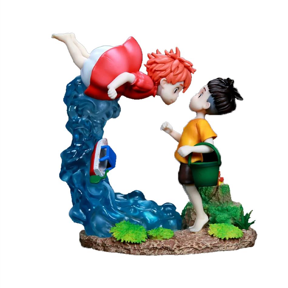 Ponyo On The Cliff Figure Ponyo Sousky Seagal Figure Pvc Gk Statue Anime Action Figurine Model Doll Collection Toy Kid Gift