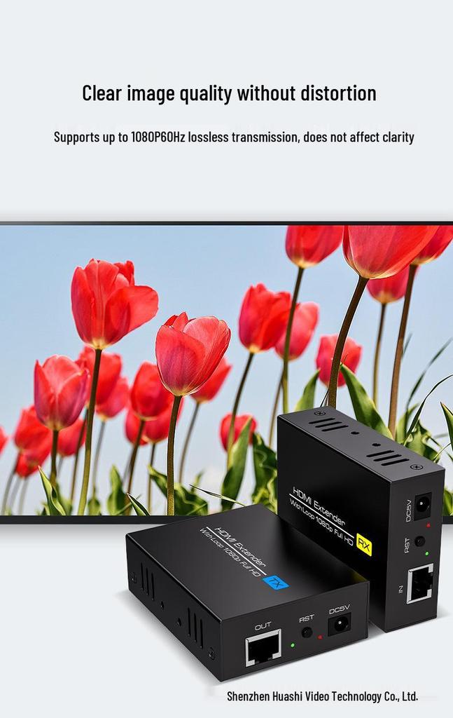 Сетевой удлинитель HDMI HD 1080P на 120 м с HDMI-петлей