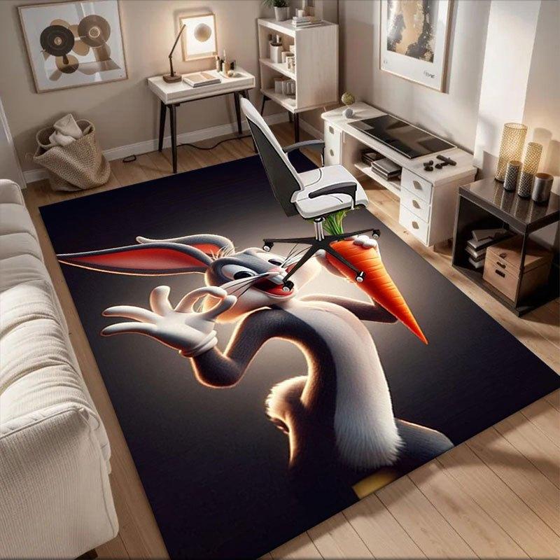 """Человек-заяц Looney Tunes Чехол для телефона с морковкой" Офисный коврик Домашний декор Подарок на Хэллоуин и Рождество LD160"""