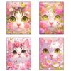New 2024 Diamond Cartoon Animal Cat Full Square/Round Jewelry Embroidered Mosaic Flower 5d Diy Indoor Picture Home Decoration