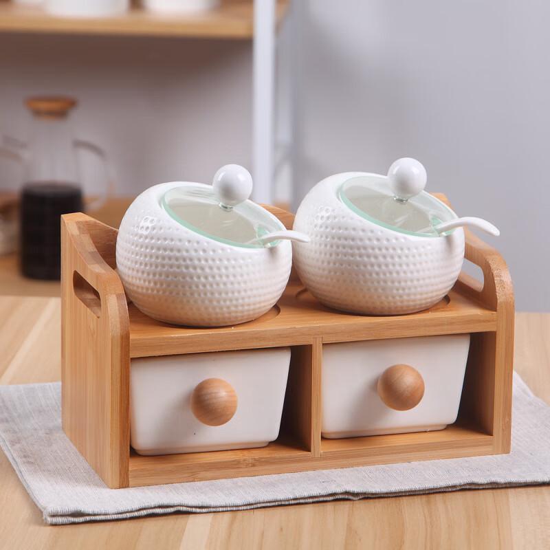 Набор кухонных баночек для специй LISM, 4 шт.