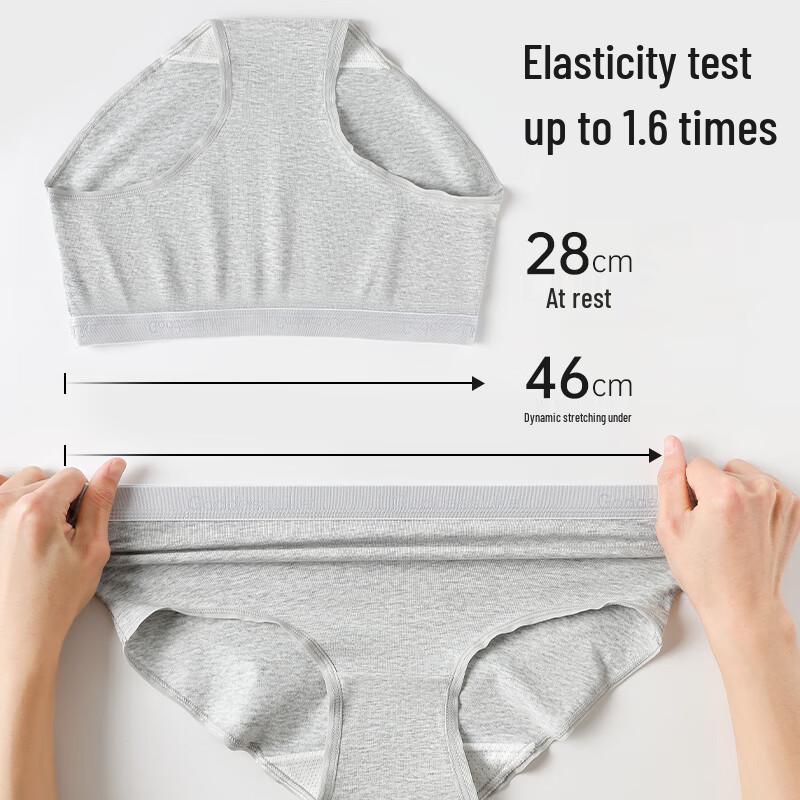 Langsha Women's Combed Cotton Antibacterial Seamless Sport Briefs