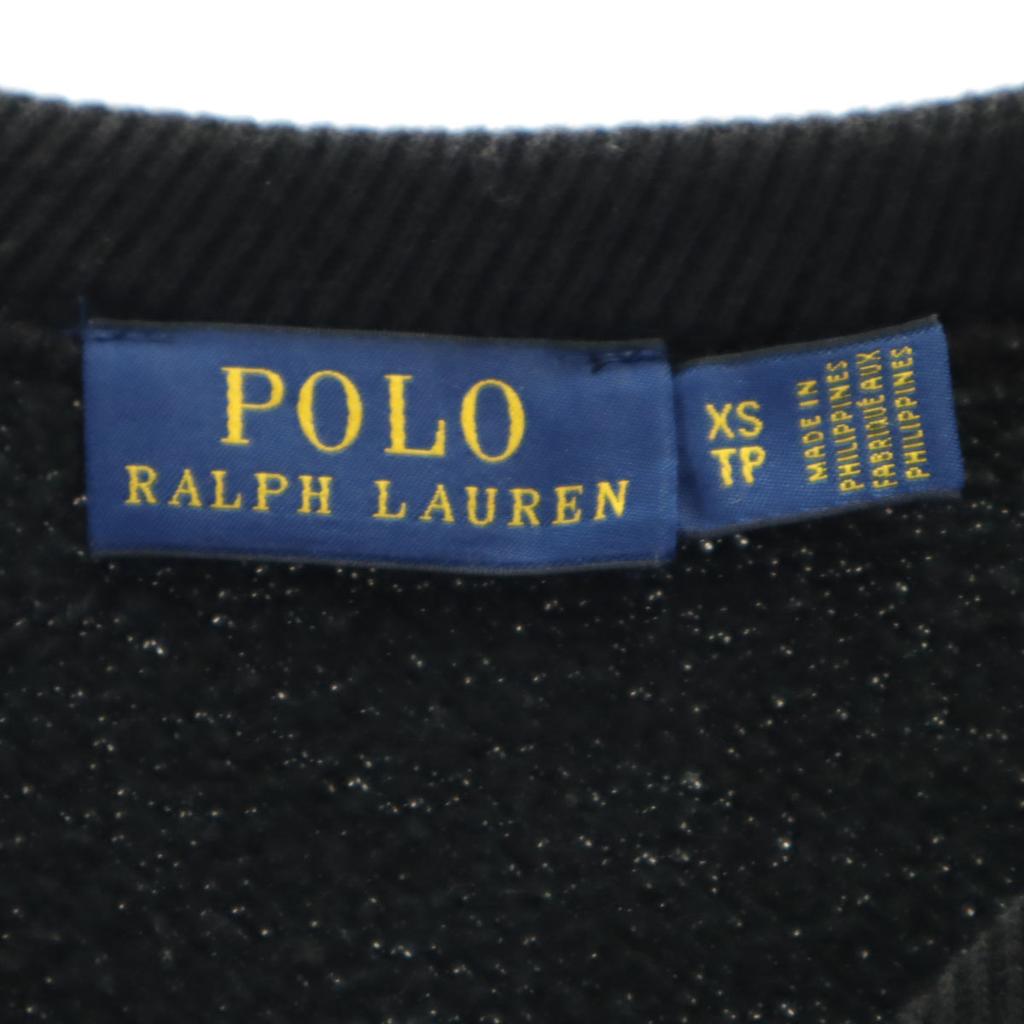 POLO RALPH LAUREN Polo Bear Long sleeve trainer XS black Women Used