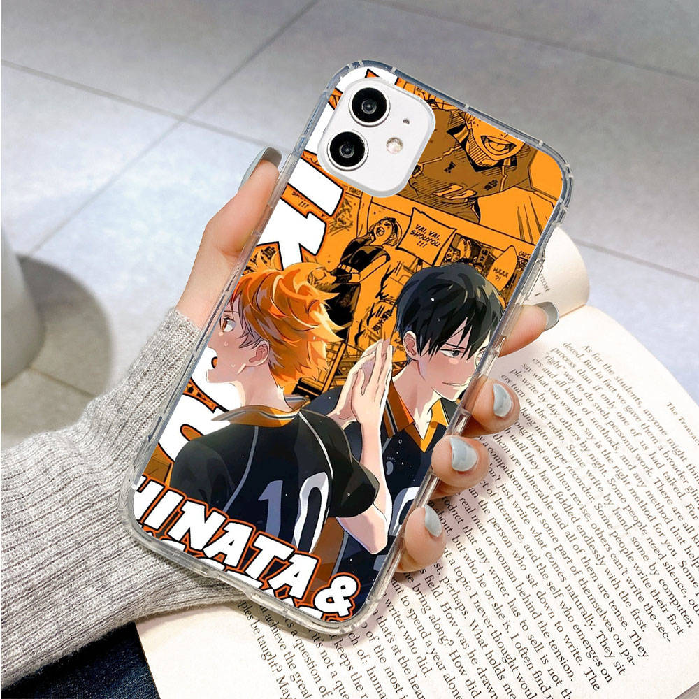 Чехол для Samsung A04 A14 A23 A34 A54 M23 M33 M52 M53 Realme 10 9 C30S C35 C55 VIVO Y02S Y21 Y51 X80 Pro Прозрачный чехол WI92 Haikyuu