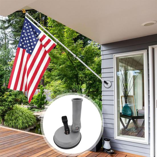 Автомобильный держатель флагштока на присоске, вращающийся универсальный внедорожник, автофургон, автомобильный металлический флаг