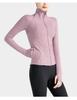 2023 Spring/Autumn Slim Fit Yoga Jacket: Long Sleeve, Stand Collar, Zip-Up for Running & Training