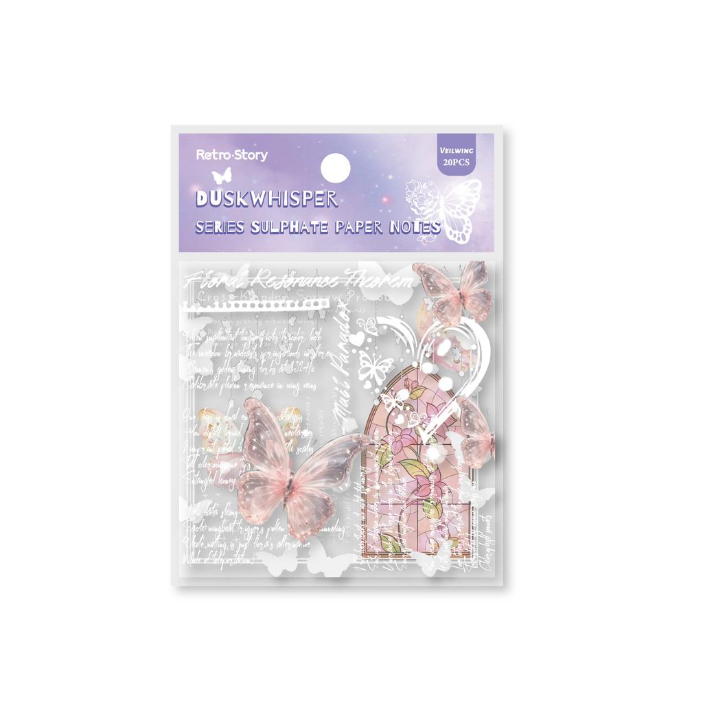 20pcs/lot Memo Pads Material Paper Xi language Junk Journal diary Scrapbooking Cards Background Decoration Paper