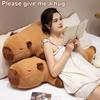Plush Toy Cartoon Animal Capybara Shape Pillow with PP Cotton Filling Huggable Design Comforting Plush Doll