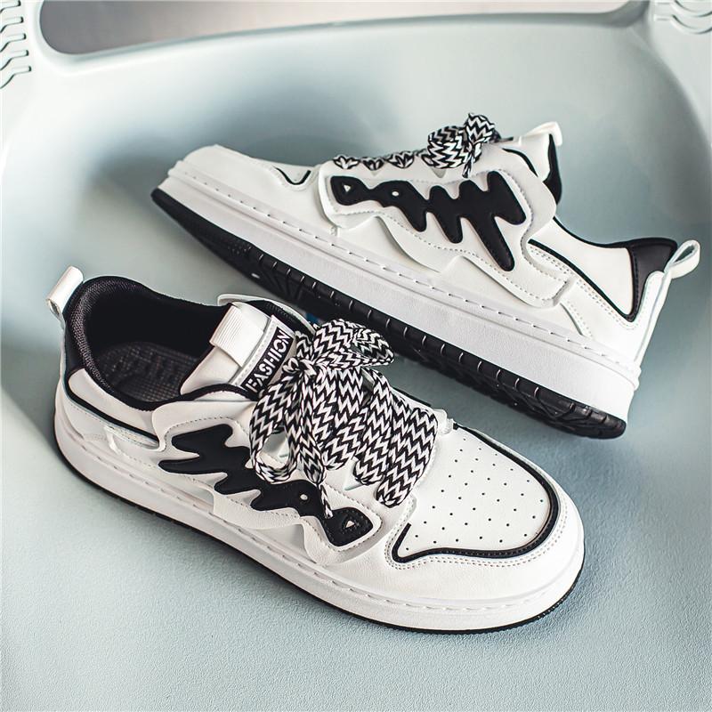 Новые вулканизированные кроссовки мужские 2024 года, повседневная обувь для ходьбы, мужские трендовые кроссовки в уличном стиле, мужские панк-спортивные парусиновые кроссовки для бега