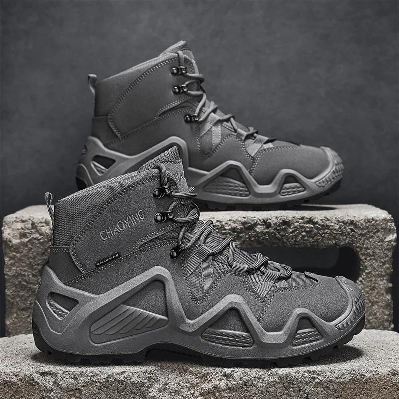 Мужские тактические ботинки с ремешками для боевой подготовки, водонепроницаемые ремешки, для активного отдыха и пеших походов