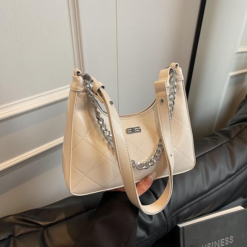 Универсальная маленькая сумка на цепочке женская новая модная ромбовидная сумка под мышкой летняя простая дорожная сумка через плечо