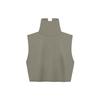 Adidas Fear Of God X  Athletics Collection FW23 Nylon Solid Color Stand Collar Sports Vest Women Vests Clay IV9295