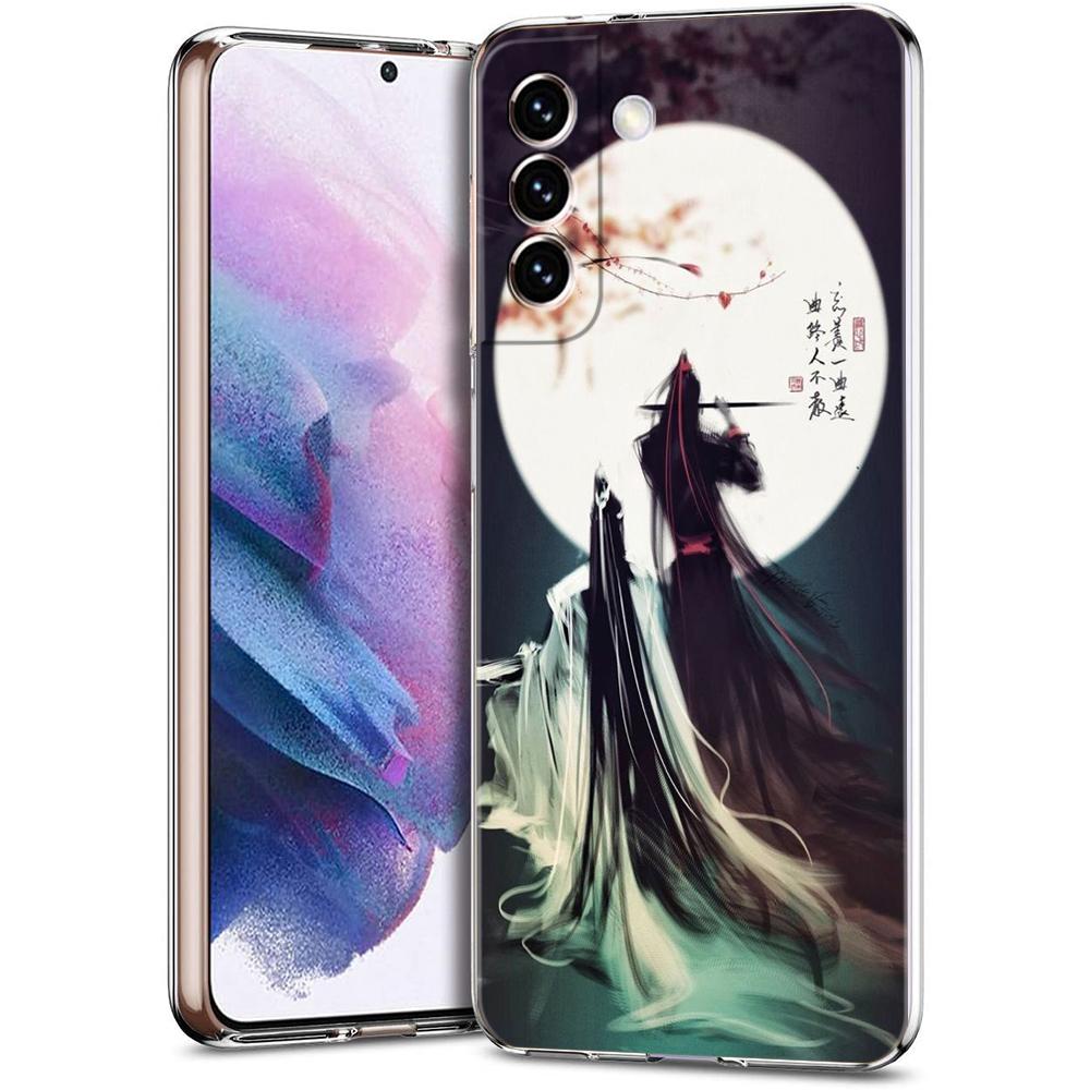 Чехол для телефона Mo Dao Zu Shi для Samsung Galaxy S23 S20 FE S22 S21 Ultra M21 M22 M32 S10 S10E S9 S8 Plus 5G Прозрачный чехол Capas