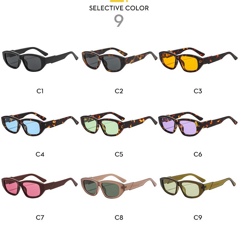 1pc Retro Cat-Eye UV-Protection Sunglasses – Stylish Shades for Vacation, Outdoor Cycling, and Sun Protection