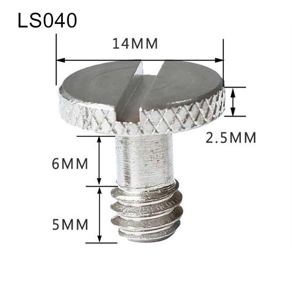 Metal Quick Release Tripod Light Stand Camera Mount Screw Tripod Mount Adapter 1/4 Inch Screw Camera Plate Screw Camera Screw
