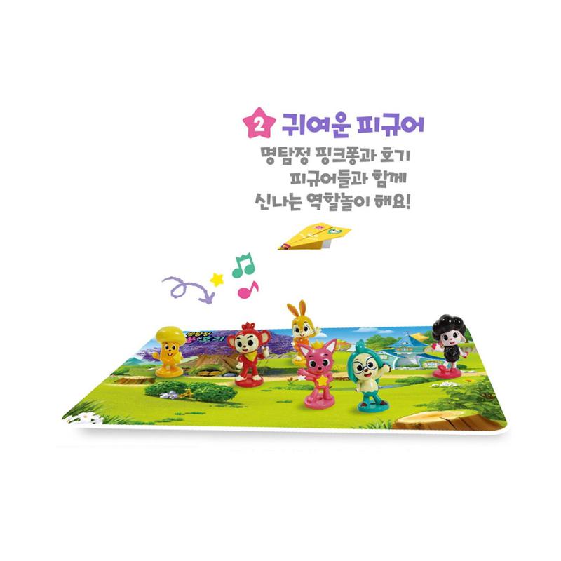PINKFONG Wonderstar Detective Pinkfong Hogi Фигурка 1 Набор(1 упаковка 6 шт. фигурок)