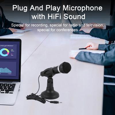 Профессиональный проводной динамический микрофон HiFi качество звука с низкой задержкой Plug and Play запись караоке 3,5 мм вокальный микрофон