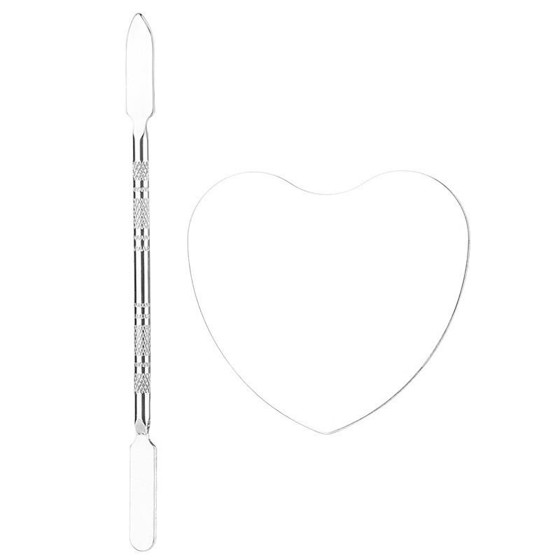 Набор палитр из нержавеющей стали для нейл-арта и макияжа для тональной основы и теней для век