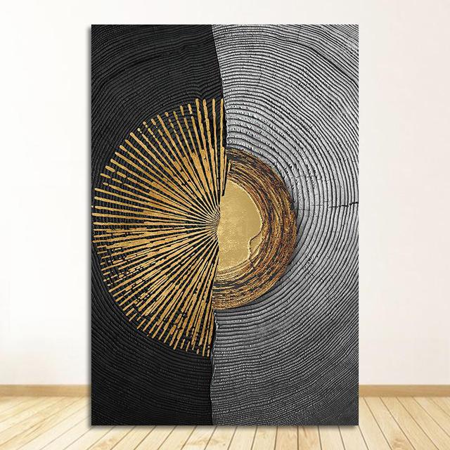 Бело-белая картина под дерево, Gloden, настенная живопись, печать плакатов, фотографии для гостиной, домашний декор, скандинавское украшение, абстрактный черный