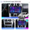 Android Carplay автомобильное радио для Renault Logan Sandero 2009-2015 мультимедийный проигрыватель головное устройство стерео GPS навигация BT WIFI 4+64 ГБ