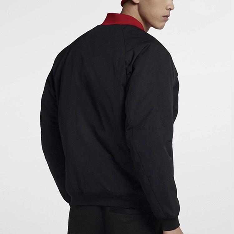 Air Jordan CNY Chinese New Year MA-1 Jacket 'Black Red' Men's CD9046-010
