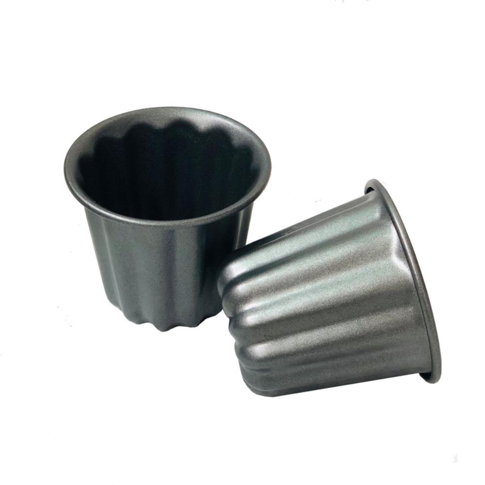 Non-Stick Canele Baking Molds Carbon Steel Cupcake Pans Baking Tool Muffin Cup Mold  Kitchen