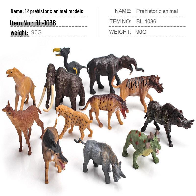 Набор миниатюрных моделей сельскохозяйственных животных для трансграничной торговли: Куры, Утки, Гуси, Коровы и другие