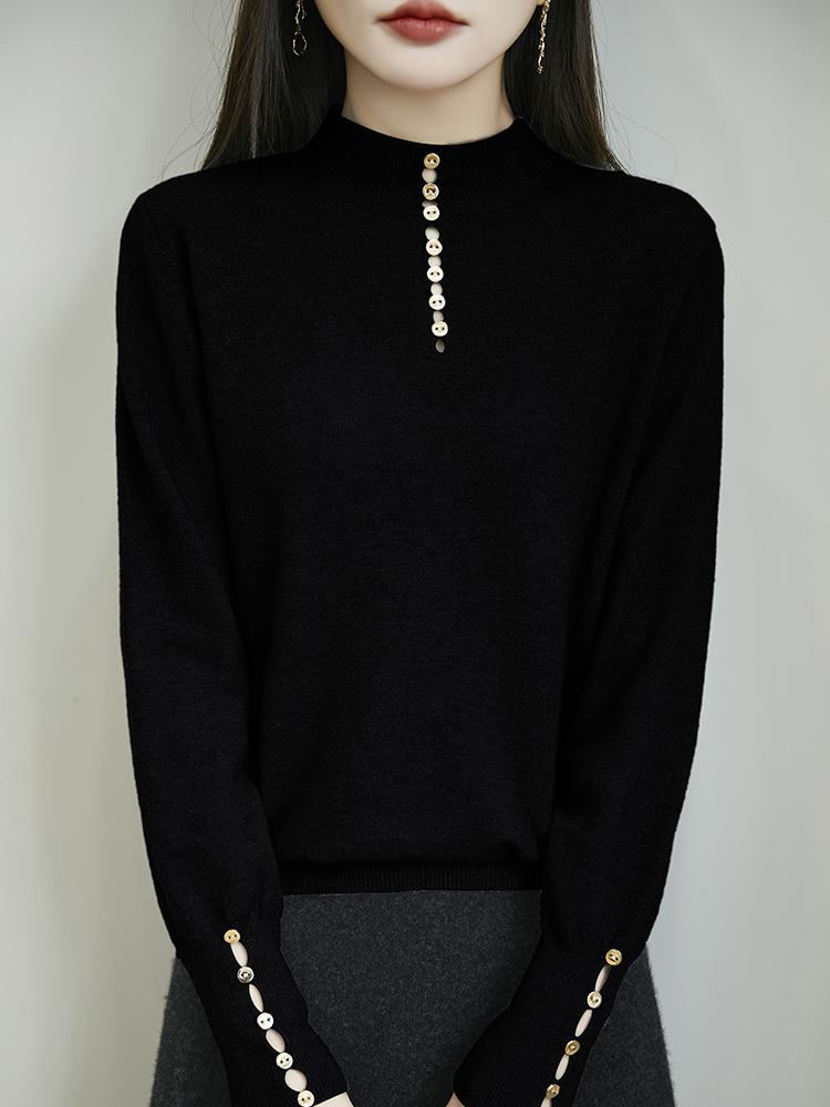 Женский кашемировый свитер Qinghe кашемир 50% шелк 50% шерсть осенне-зимний кашемировый пуловер мягкий и теплый