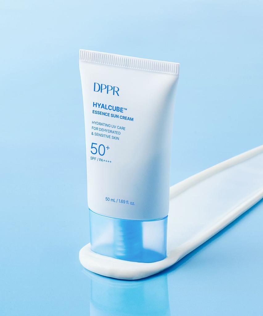 Гиалуроновая кислота HyalCube Эссенция Солнцезащитный крем SPF50+ PA++++ 50 мл (+Бесплатный увлажняющий крем 30 мл)